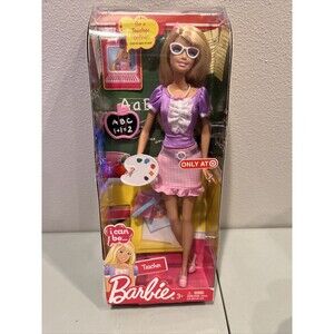 Barbie NEW I CAN BE A TEACHER Target Exclusive Collector Doll RARE 2010 T7547